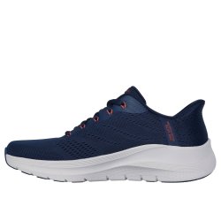 Skechers herresko med slip-in , Arch-fit og velegnet til indlg 232712 - bl