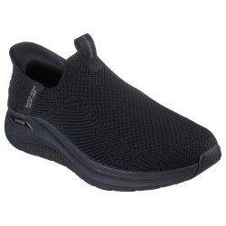 Skechers hyttesko med slip-in, Arch fit 2,0 232900 - sort