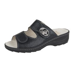 Fidelio Softline dameslipper velegnet til indlg 234011 - sort med prg