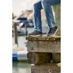 New Feet 242-32-840 wide herresko med stretch, velegnet til indl�g - bl�