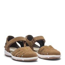 New Feet 251-17 damesandal med lukket t�, velegnet til indl�g - tanned