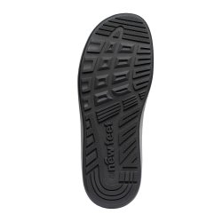New Feet wide Herresko med stretch, velegnet til indlg 251-25-210 - sort