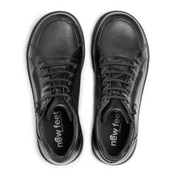 New Feet damestvlet 252-33-210 W med stretch, velegnet til indlg - sort