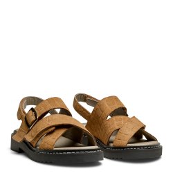 New Feet 261-13-1933 Sandal p� chunky s�ler, velegenet til indl�g - tanned