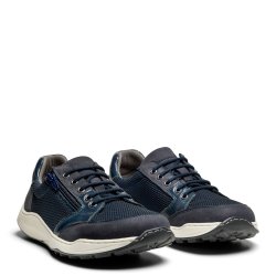 New Feet 261-27 wide, sneaker til den brede fod, velegnet til indl�g - bl� 