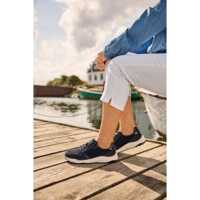 New Feet 261-27 wide, sneaker til den brede fod, velegnet til indl�g - bl� 