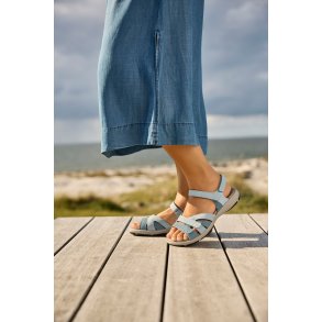 New Feet sporty sandal, velegnet til indl�g 261-30-1740 (wide) - lysebl�