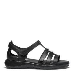 New Feet 261-34/S. Sandal med bl�de inders�ler, fast h�lkappe, velegnet til indl�g - sort.