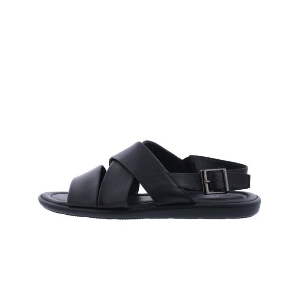 Sioux Mirtas 30901, herresandal i ren skind - sort