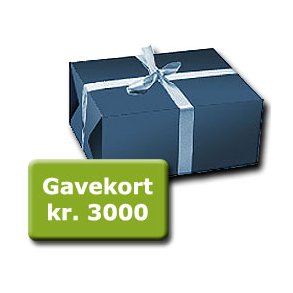 Gavekort á kr. 3000,-