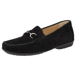 Sioux damehyttesko med ekstra vidde, velegnet til indlg 40160 - Sort