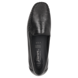 Sioux hyttesko i bl�dt skind velegnet til knyst,ekstra vidde, udtagelige indl�g 41301 Cortizia -sort