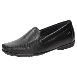 Sioux hyttesko i bl�dt skind velegnet til knyst,ekstra vidde, udtagelige indl�g 41301 Cortizia -sort