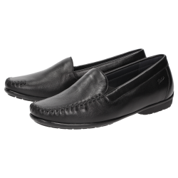 Sioux hyttesko i bl�dt skind velegnet til knyst,ekstra vidde, udtagelige indl�g 41301 Cortizia -sort