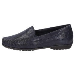 Sioux hyttesko i bldt skind velegnet til knyst,ekstra vidde, udtagelige indlg 41302 Cortizia - bl