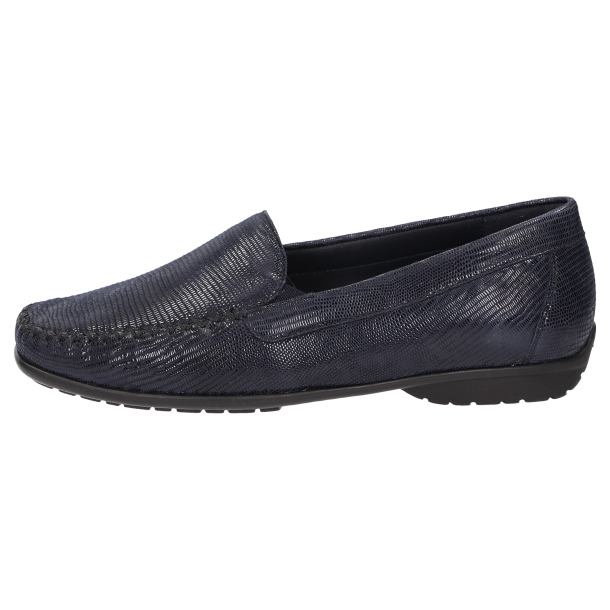 Sioux hyttesko i bldt skind velegnet til knyst,ekstra vidde, udtagelige indlg 41302 Cortizia - bl