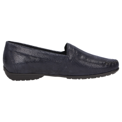 Sioux hyttesko i bldt skind velegnet til knyst,ekstra vidde, udtagelige indlg 41302 Cortizia - bl