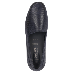 Sioux hyttesko i bldt skind velegnet til knyst,ekstra vidde, udtagelige indlg 41302 Cortizia - bl