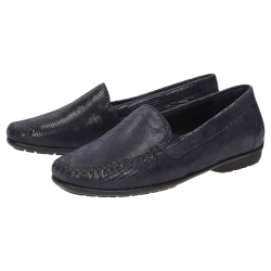 Sioux hyttesko i bldt skind velegnet til knyst,ekstra vidde, udtagelige indlg 41302 Cortizia - bl