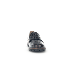 Gabor elegant hyttesko med let kraftige sler 52042  brun krokolak