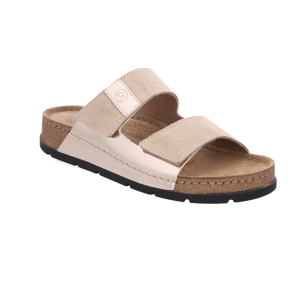 Rohde 5413 slipper med blde lette sler - natur