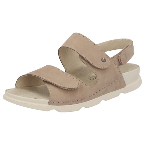 Berkemann sandal velegnet til indlg, bred, Donetta - sand