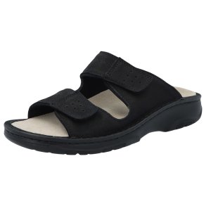 Berkemann slippersandal, velegnet til indlg, Tobias - sort. KUN STR 45