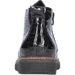 Waldlufer damestvlet med ekstra vidde og udtagelige sler Gesa - sort krokolak