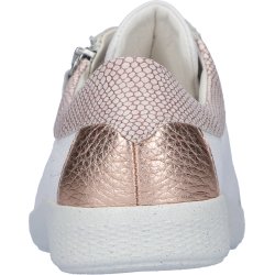 Waldlufer damesko i bldt hjorteskind med ekstra vidde og velegnet til indlg K-Ira - Hvid med rosa