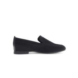 Gabor elegant loafer i strik 65712 - sort