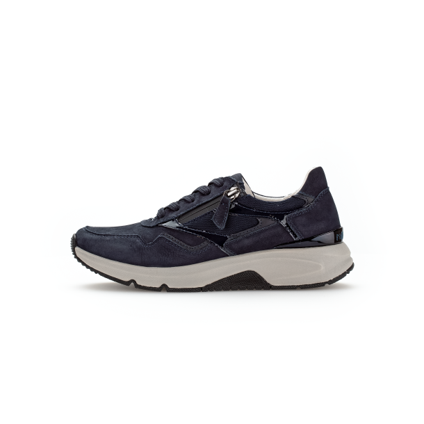 Rolling Soft sporty damesneaker, rummelig og velegnet til indlg 66896 - mrkebl