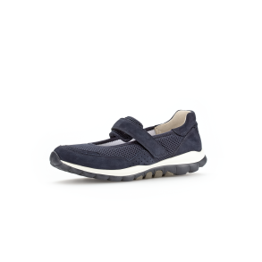 Gabor Rolling soft remsko, almindelig bredde med let gngefunktion - 66961 - bl