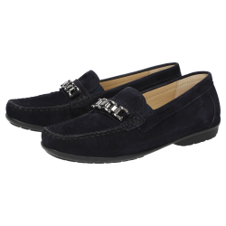 Sioux damehyttesko  bldt ruskind, velegnet til indlg Cortizia 67742 - mrkebl