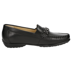 Sioux damehyttesko med ekstra vidde, velegnet til indlg Cortizia  67745 - Sort