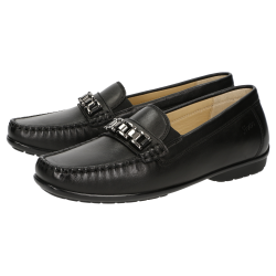 Sioux damehyttesko med ekstra vidde, velegnet til indlg Cortizia  67745 - Sort