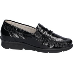 Waldlaufer hyttesko med meget ekstra vidde, K-inga - sort lak