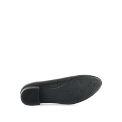 Gabor pump p lille hl i bldt skind, smal pasform 71421 - sort
