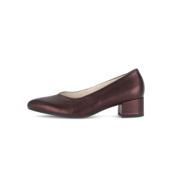 Gabor damepump i ren skind 71431, blomme