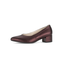 Gabor damepump i ren skind 71431, blomme