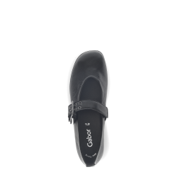 Gabor remsko til den smallere fod 74152 - sort lak