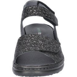 Waldl�ufer damesandal, velegnet til indl�g, Joline - sort med pr�g