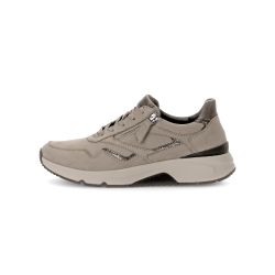 Rolling Soft sporty damesneaker, rummelig og velegnet til indlg 06896 - taupe
