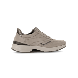 Rolling Soft sporty damesneaker, rummelig og velegnet til indlg 06896 - taupe