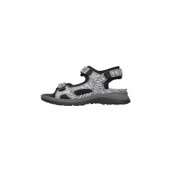 Waldl�ufer Sora,  sporty travesandal med bl�de s�ler velegnet til indl�g indl�g - zebra