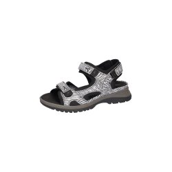 Waldl�ufer Sora,  sporty travesandal med bl�de s�ler velegnet til indl�g indl�g - zebra