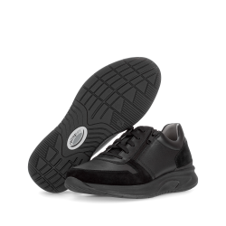 Herre Gabor Rolling Soft 8001 - sort glat skind