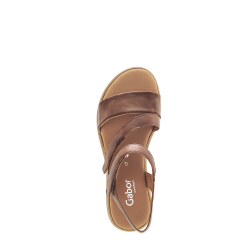 Gabor skindsandal 82733 - m�rkebrun