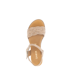 Gabor sandal p� kileh�l 82758 - lys ruskind