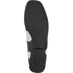 Camper Casi Myra let ballerina - sort med hvide polka prikker