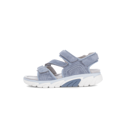 Gabor Rolling Soft Sandal med g�ngefunktion 86839 - Lysebl�